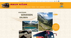 Desktop Screenshot of moser-reisen.ch
